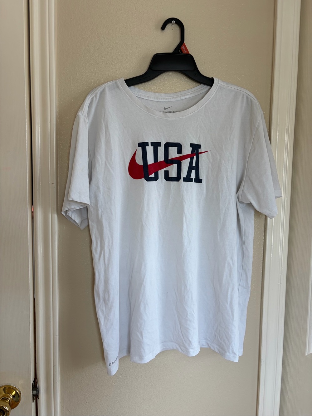 Nike USA White Athletic Tee
